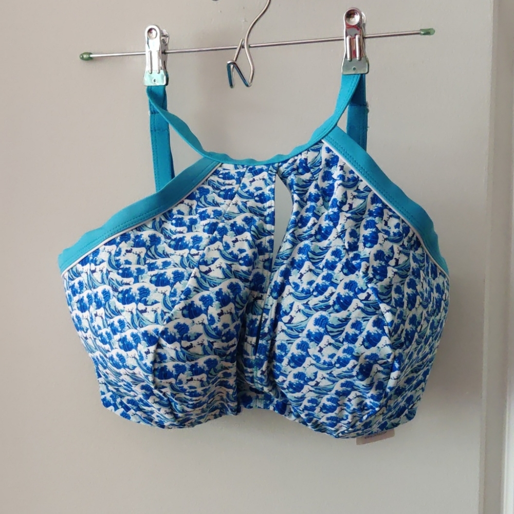 NWT Curvy Kate Bikini Top UK 38H - Minor Defect